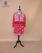 Georgette Chikankari Tunic Top