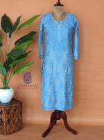 chanderi chikankari kurti buy wholesale price lucknow | Buy lucknowi chikankari kurti cheap rates | buy chikankari chanderi kurti for boutique