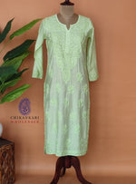 chanderi chikankari kurti buy wholesale price lucknow | Buy lucknowi chikankari kurti cheap rates | buy chikankari chanderi kurti for boutique