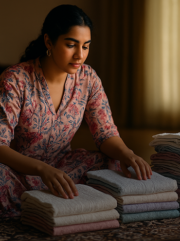 Handcrafted Chikankari