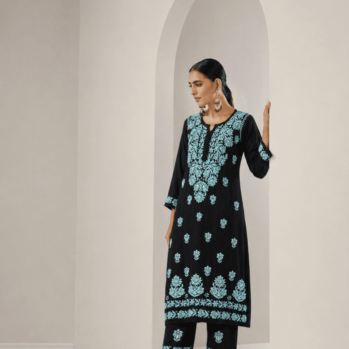 Buy Chikankari Rayon Set in Wholesale bulk order best for boutique owners online store and for exhibitions (3)