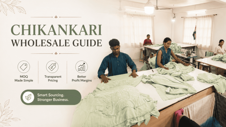 Chikankari Wholesale MOQ, Pricing & Profit Margins: A Guide for Boutiques and Resellers