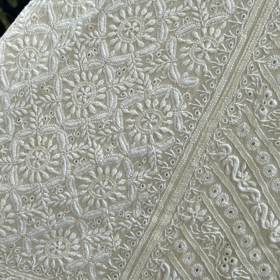 Supporting image for Authentic Lucknow Chikankari