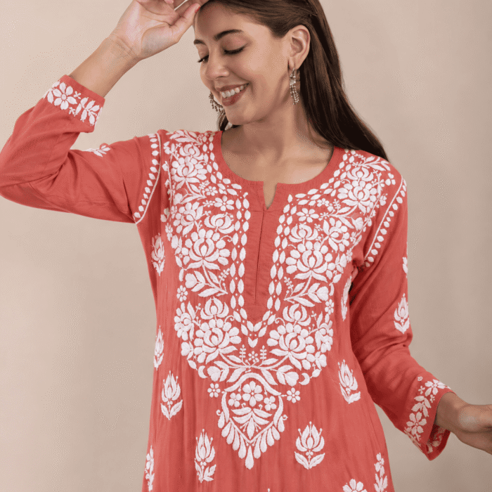 Wholesale Lucknow Chikankari clothing and fabric from Lucknow India, hand embroidered Chikan kurtis, kurta sets, suits, sarees, dupattas and dress material (5) Wholesale Lucknow Chikankari clothing and fabric from Lucknow India, hand embroidered Chikan kurtis, kurta sets, suits, sarees, dupattas and dress material (5)