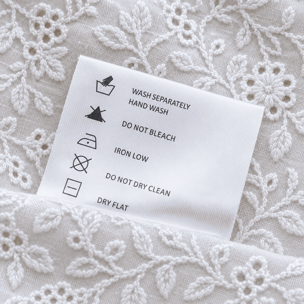 Supporting image for Chikankari Care & Handling Guide