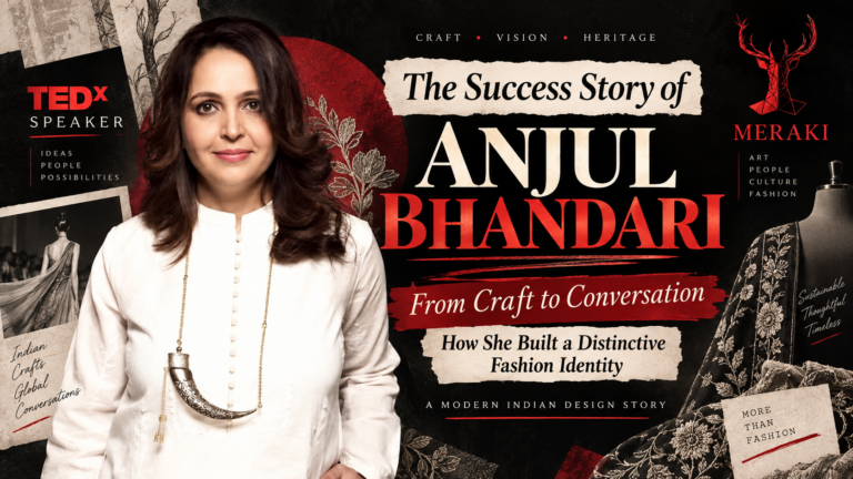 Anjul Bhandari Case Study: Building a Luxury Identity Around Chikankari and Indian Craft
