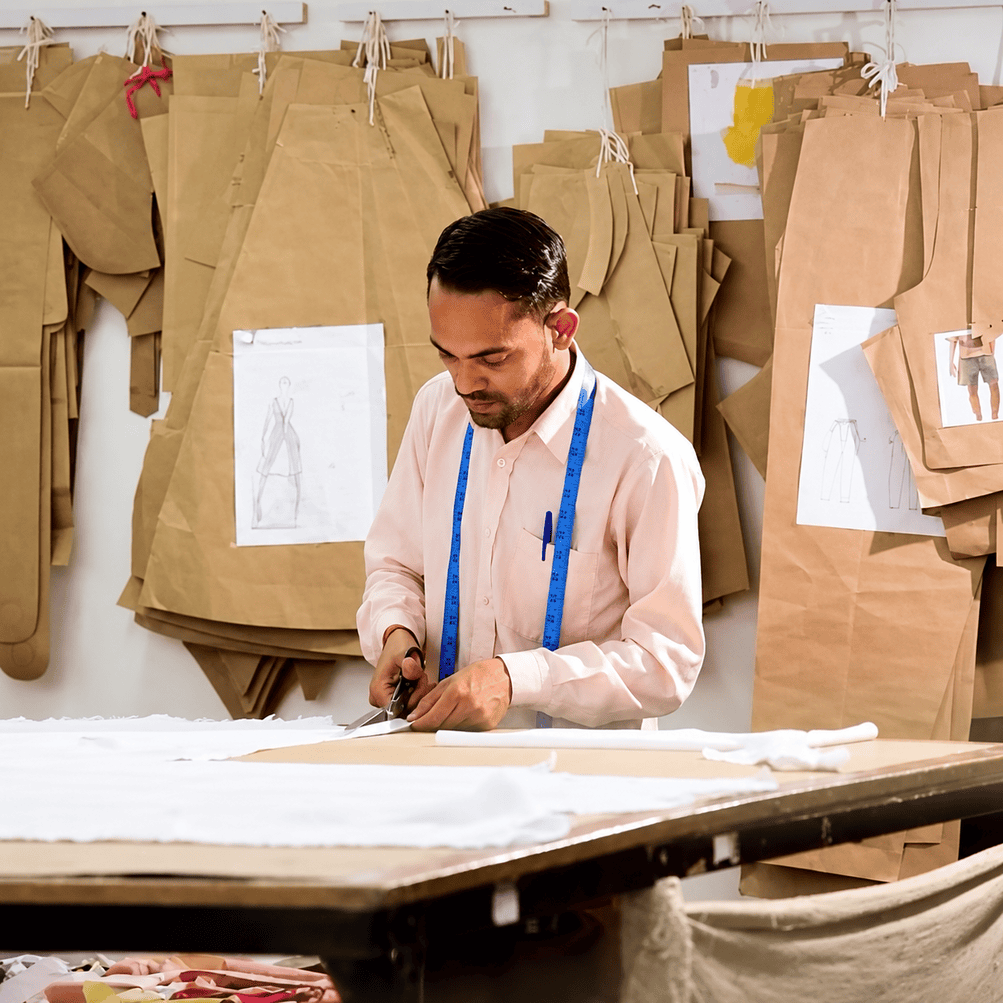 Chikankari sampling process showing fabric, embroidery, fit and finishing checks before confirming a wholesale production order.