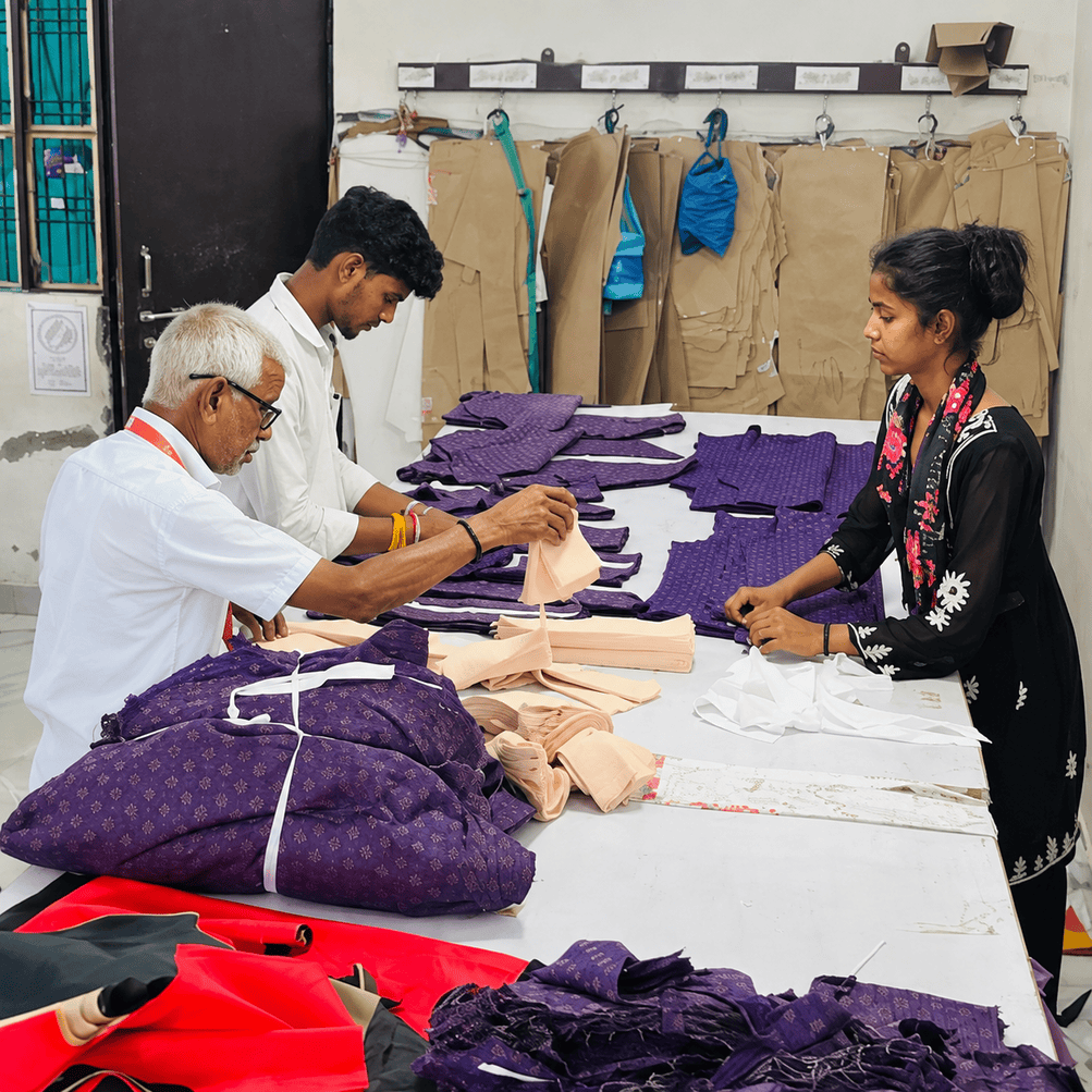 Complete Chikankari wholesale order process from enquiry and sampling to production, quality check, packing and dispatch