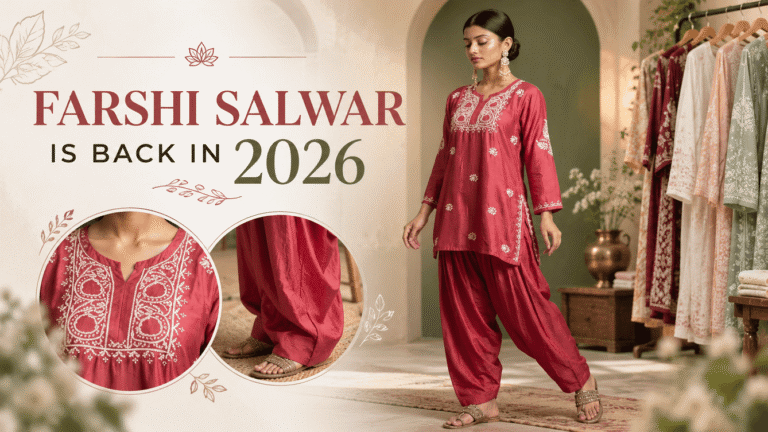 Why Farshi Salwar Is Back in 2026: What Chikankari Boutiques Should Stock Now