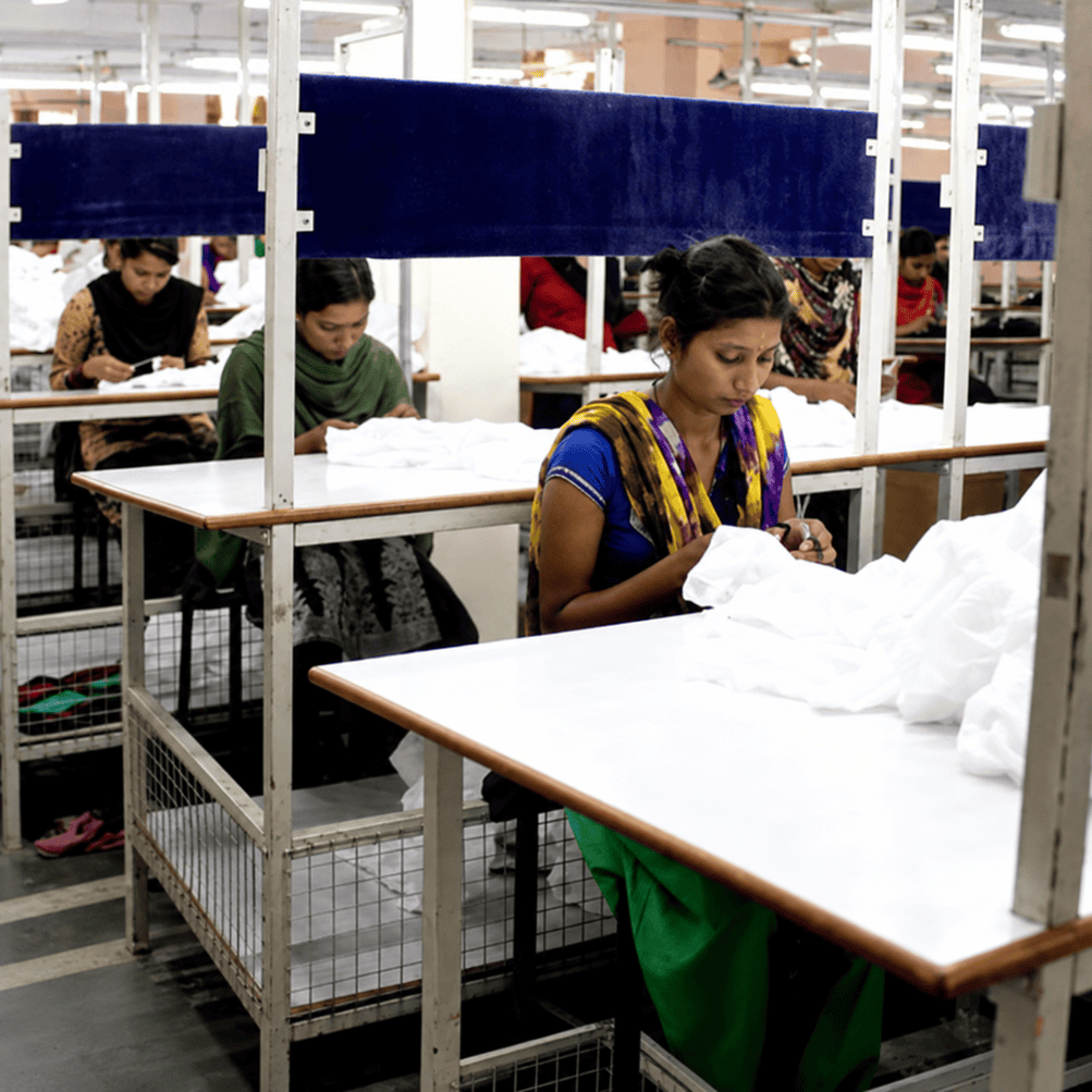 Order Packing Chikankari kurtas and ethnic wear being packed according to a buyer's wholesale order